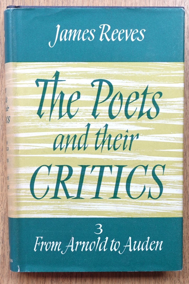 The Poets and their Critics: From Arnold to Auden