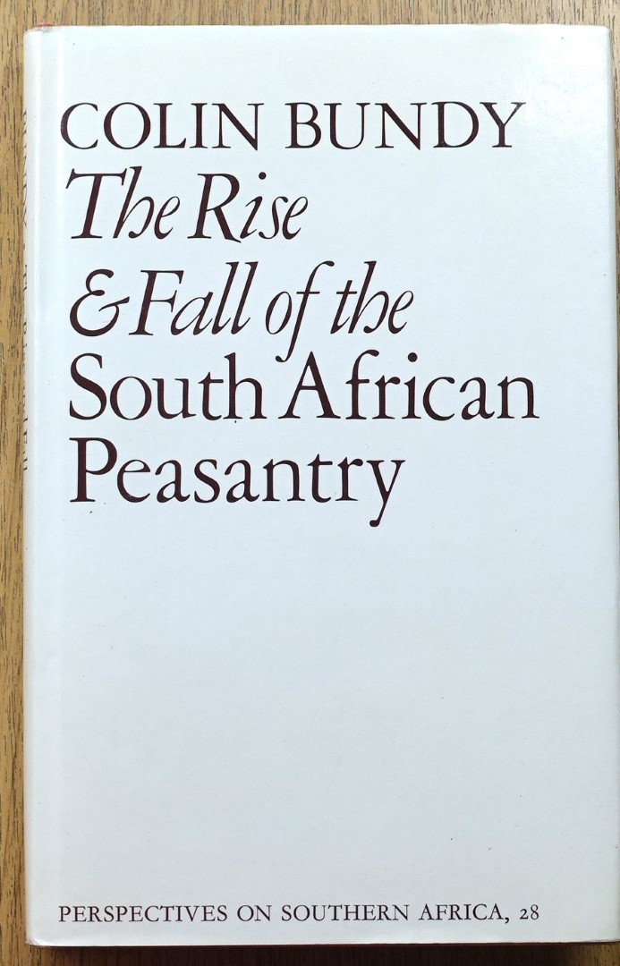 The Rise and Fall of the South African Peasantry