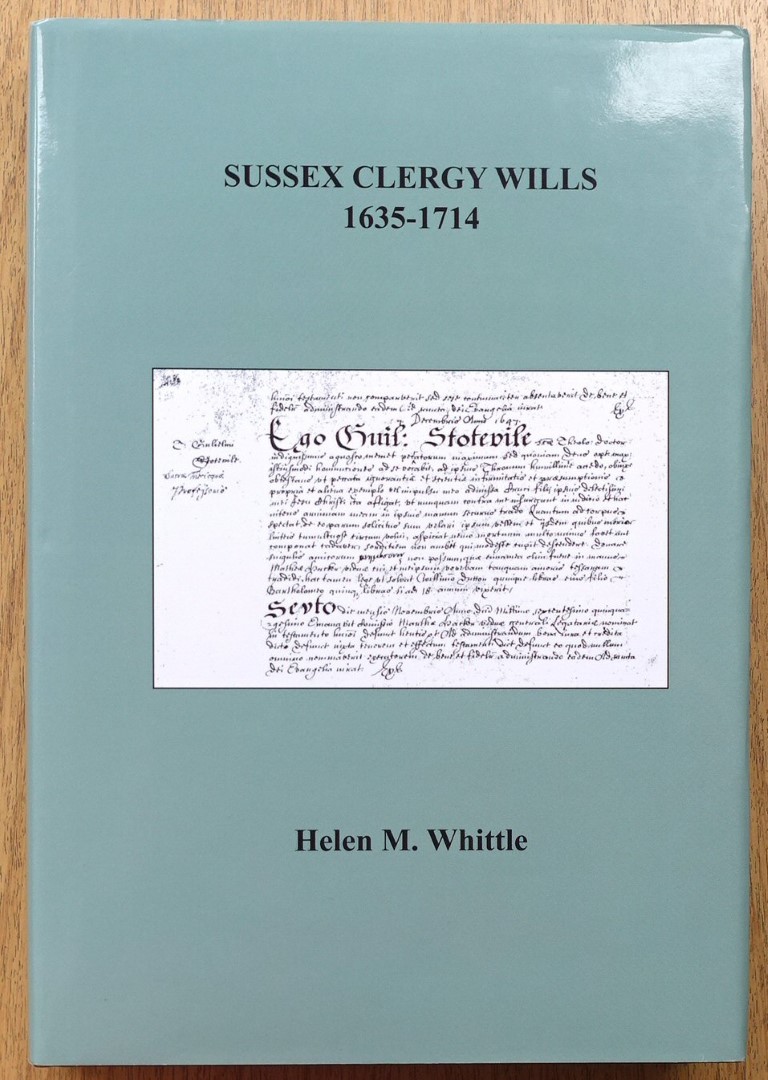 Sussex Clergy Wills: 1635 - 1714