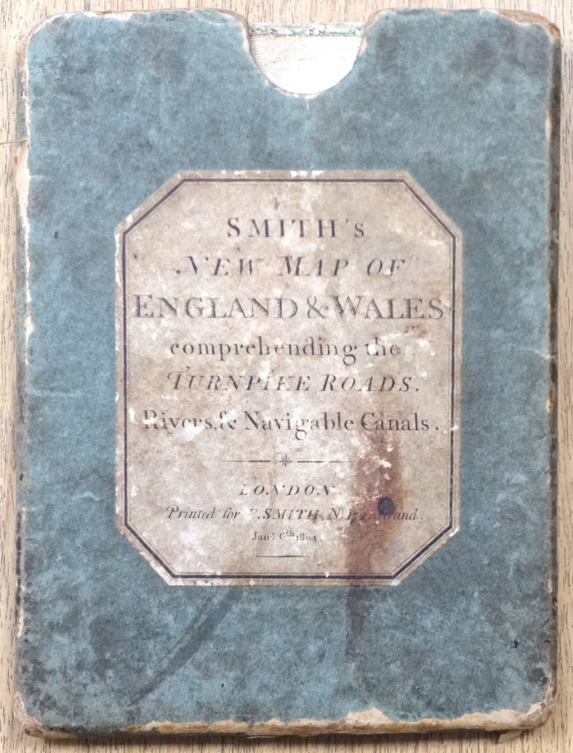 Smith's New Map of England & Wales: Comprehending the Turnpike Roads, Rivers & Navigable Canals