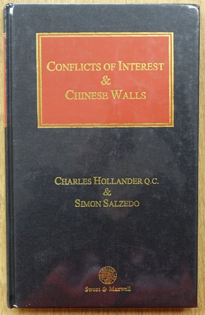 Conflict of Interest and Chinese Walls