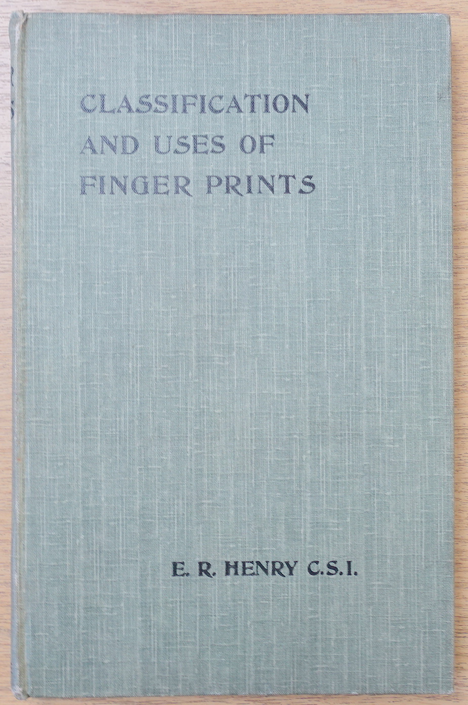 Classification and Uses of Finger Prints