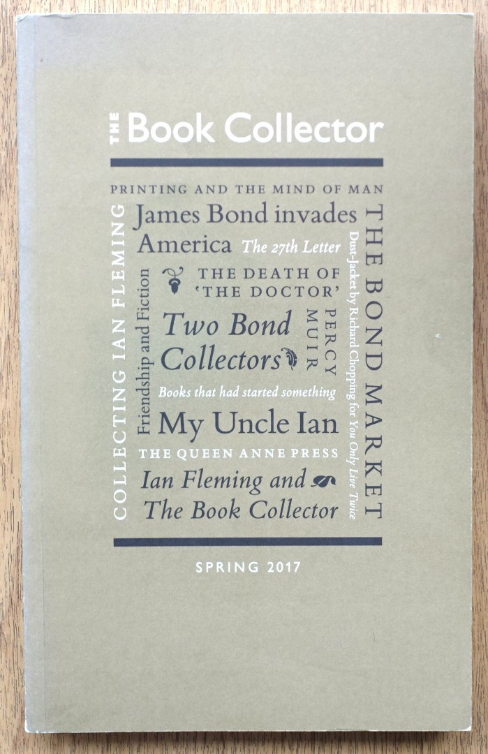 The Book Collector, Volume 66 No 1, Spring 2017