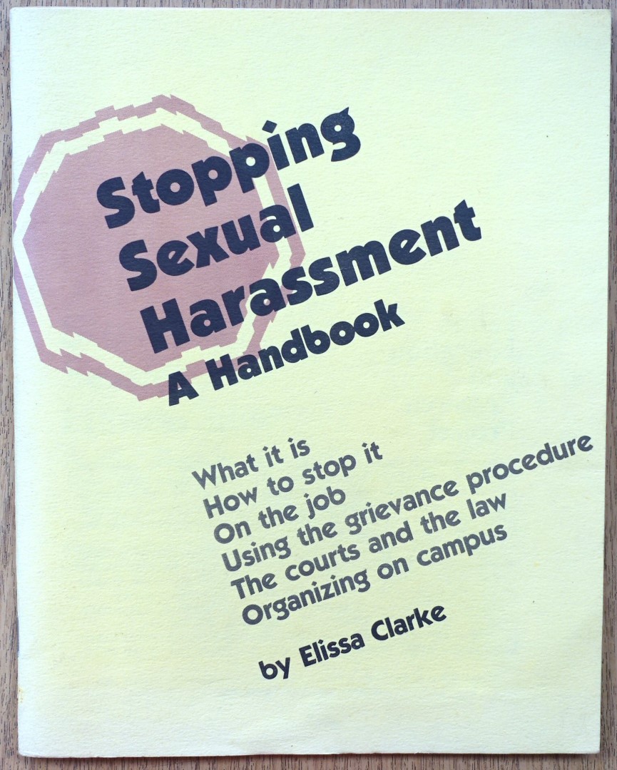 Stopping Sexual Harrassment: A Handbook