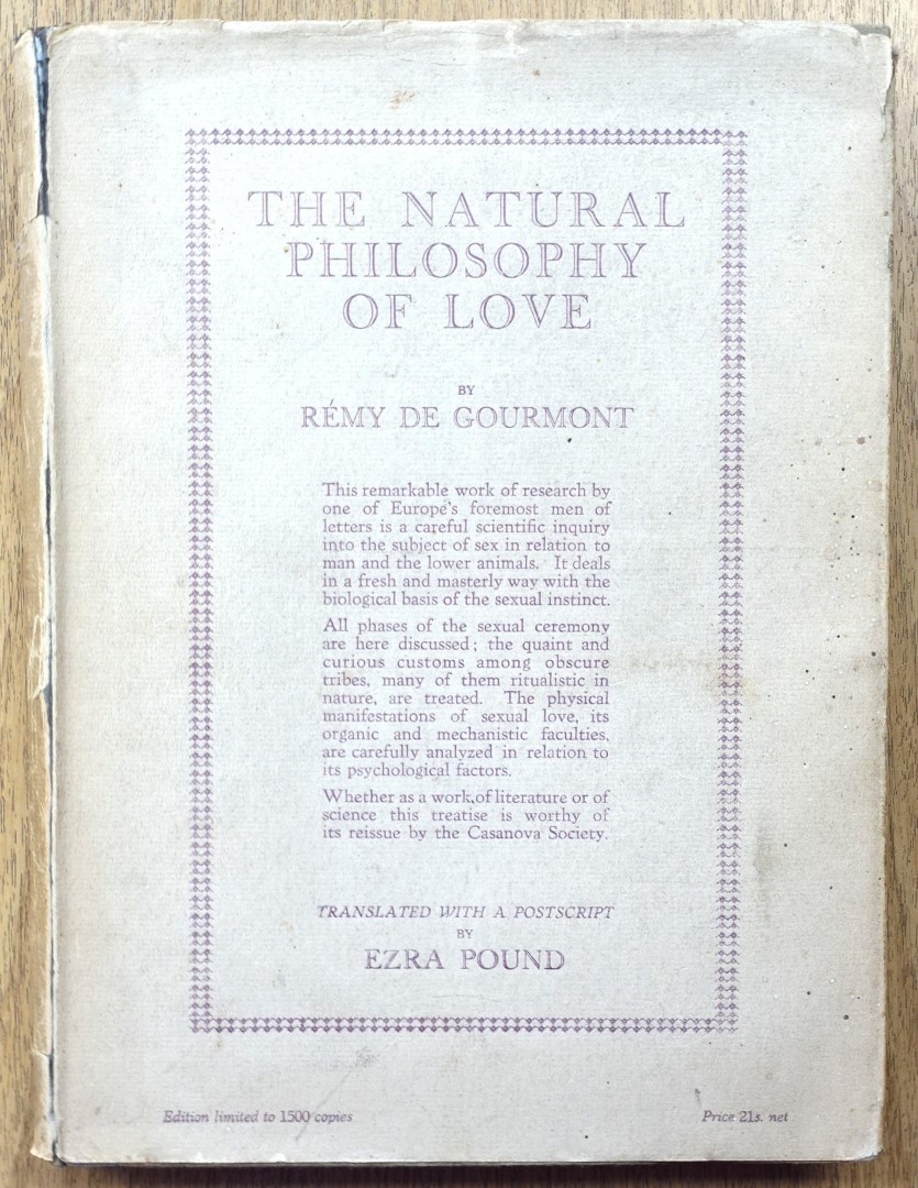 The Natural Philosophy of Love