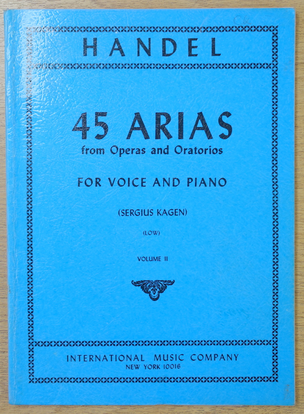 Handel: 45 Arias from Operas and Oratorios for Voice and Piano: Vol. II