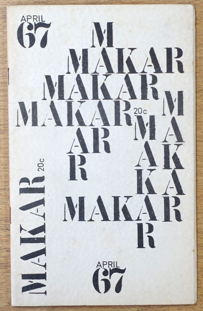 The Makar: The Literary Magazine of the University of Queensland, Vol. 3 No. 1, April, 1967