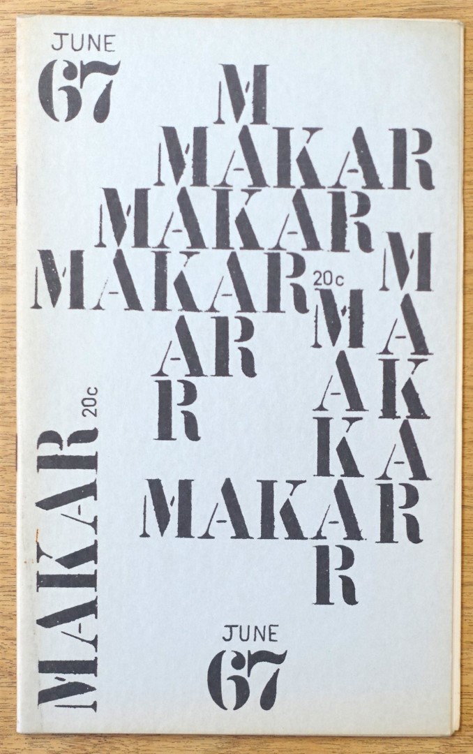 The Makar: The Literary Magazine of the University of Queensland, Vol. 3 No. 2, June, 1967