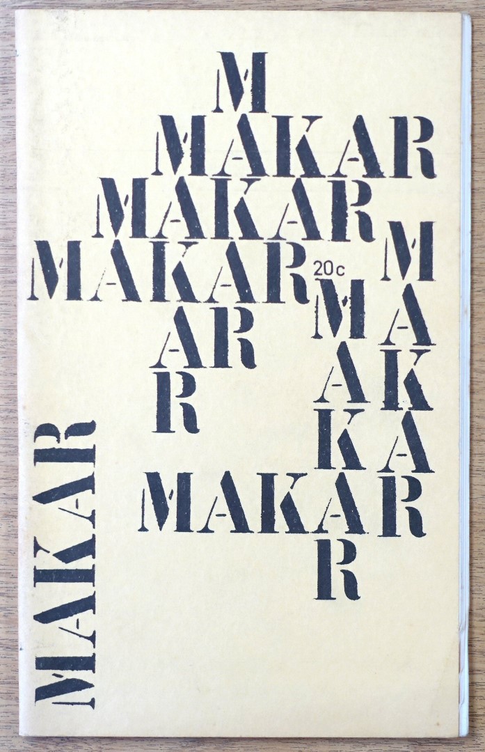 The Makar: The Literary Magazine of the University of Queensland, Vol. 3 No. 3, August, 1967