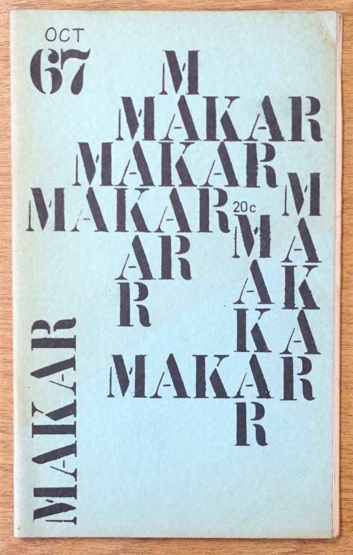 The Makar: The Literary Magazine of the University of Queensland, Vol. 3 No. 4, October, 1967