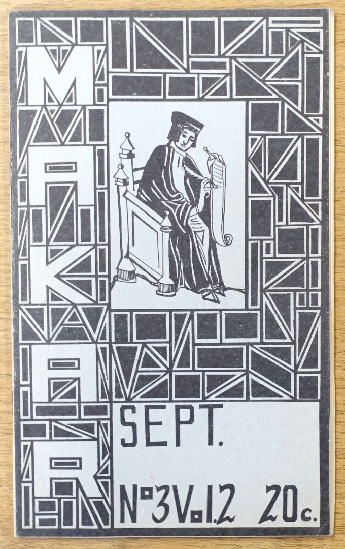 The Makar: The Literary Magazine of the University of Queensland, Vol. 2 No. 3, September, 1966