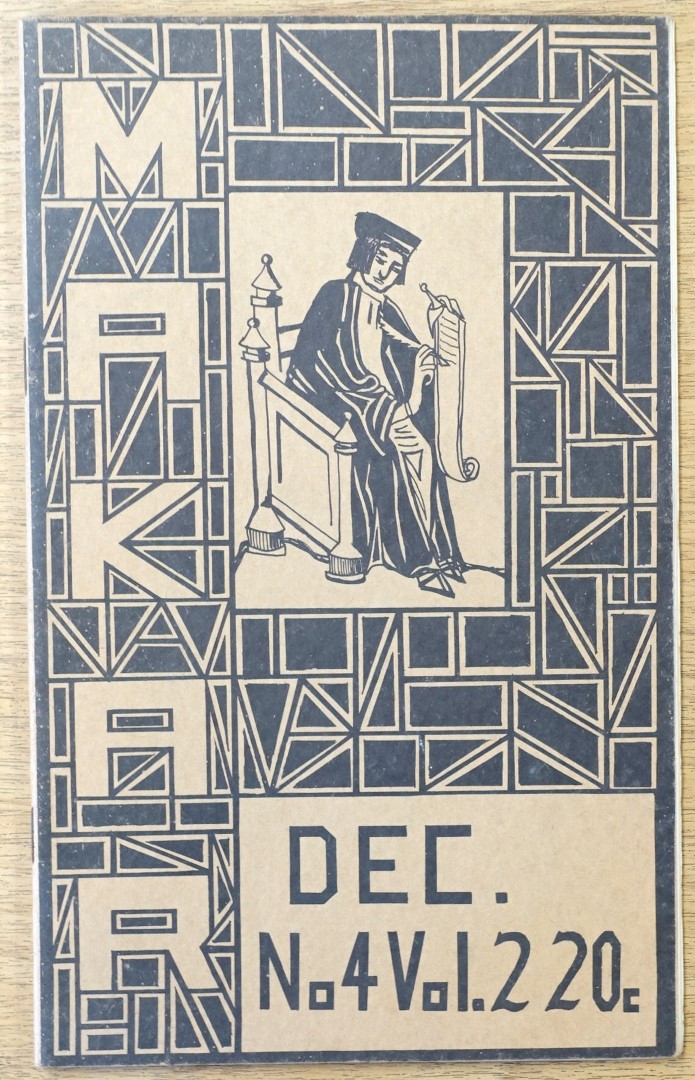The Makar: The Literary Magazine of the University of Queensland, Vol. 2 No. 4, December, 1966