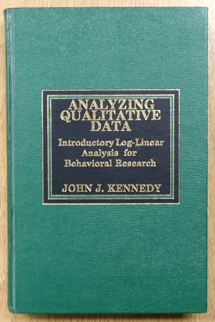 Analyzing Qualitative Data: Introductory Log-Linear Analysis for Behavioral Research