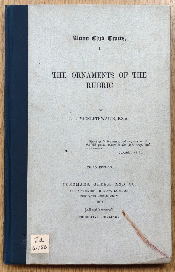 The Ornaments of the Rubric