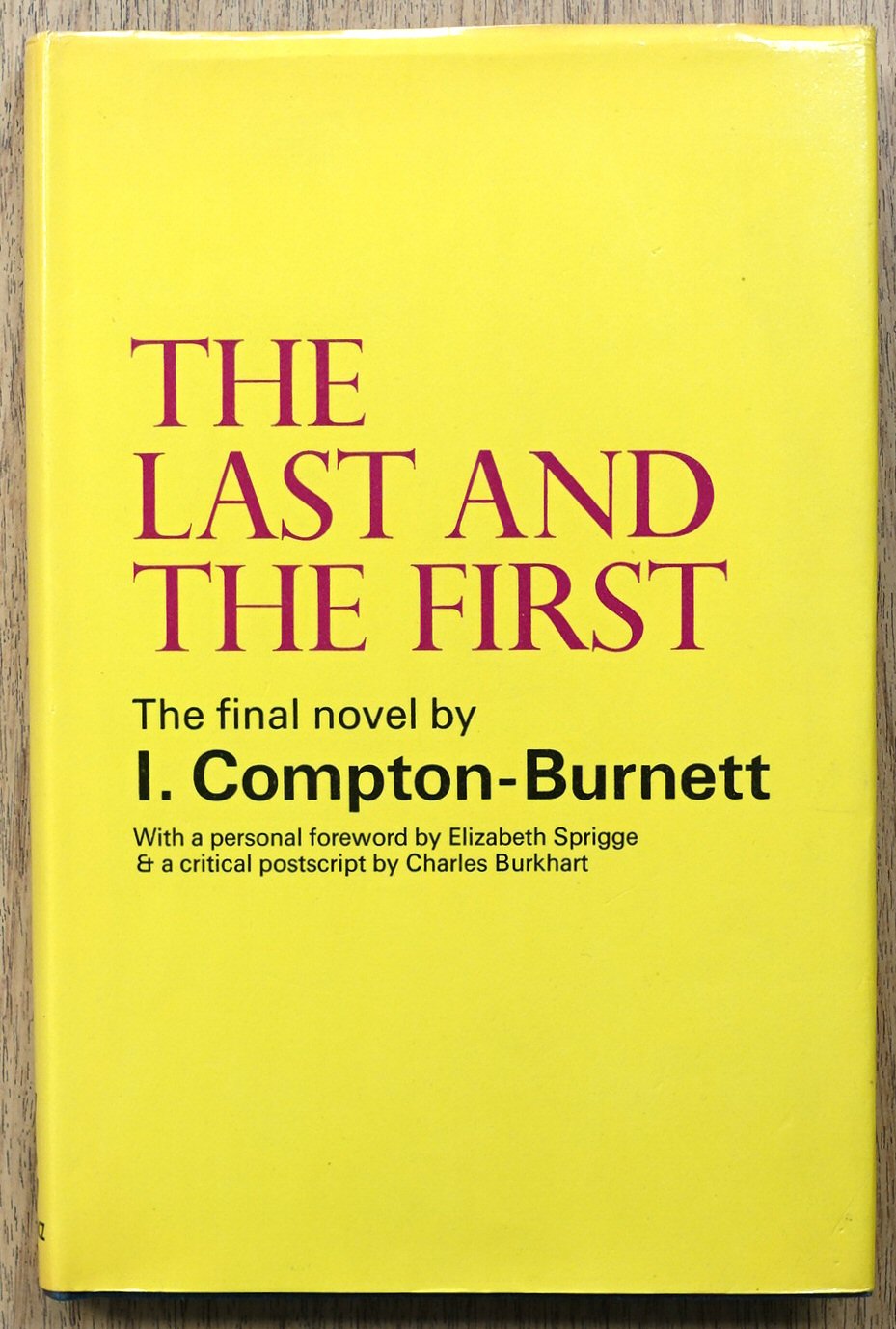 The Last and the First