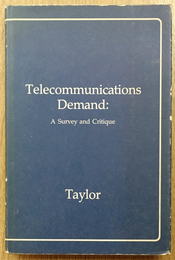 Telecommunications Demand: A Survey and Critique
