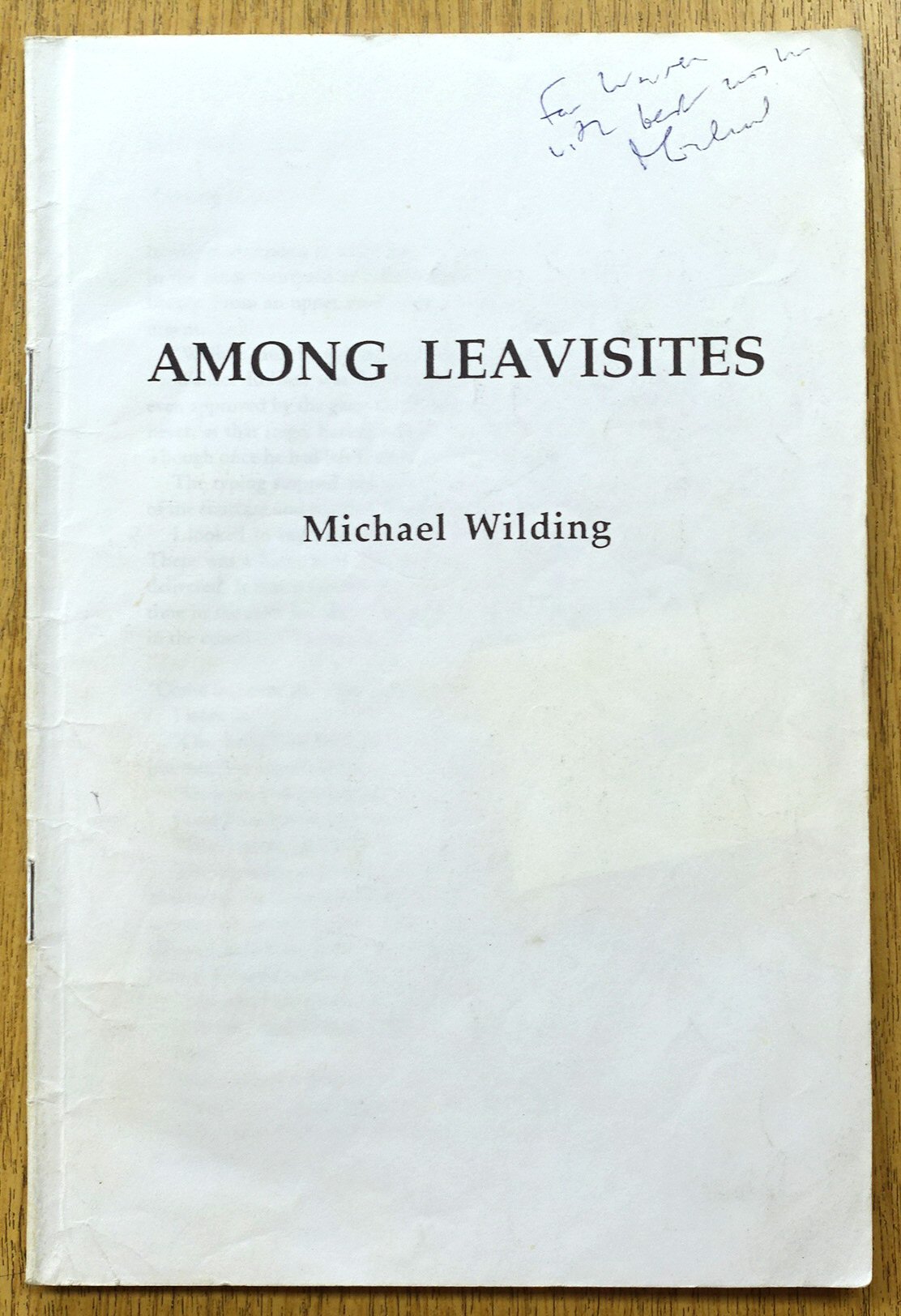 Among Leavisites