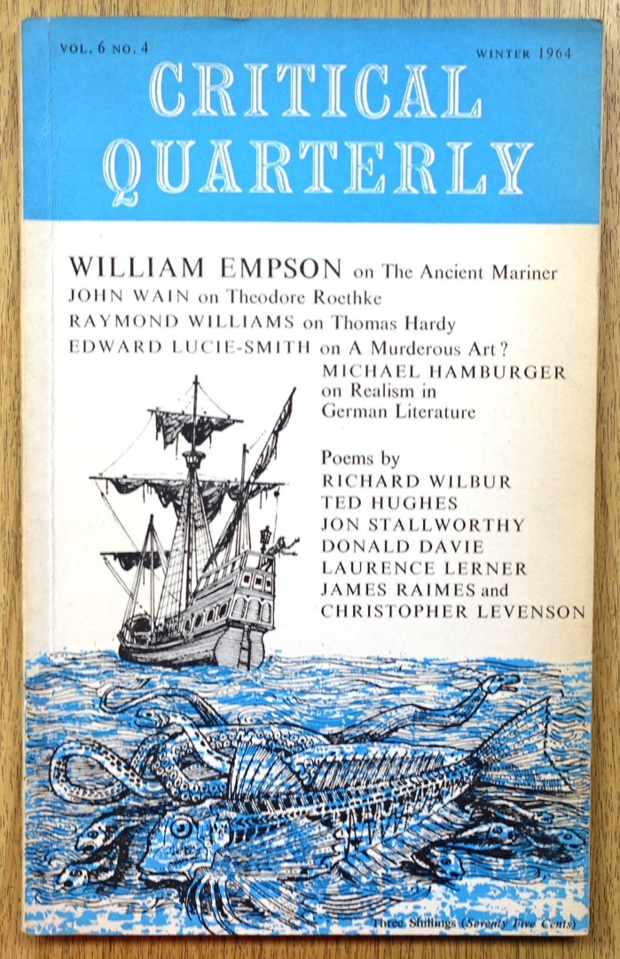 Critical Quarterly: Vol.6, No.4, Winter 1964