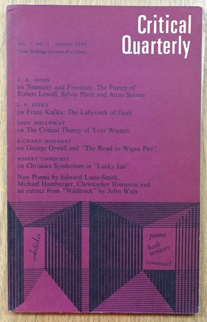 Critical Quarterly: Vol.7, No.1, Spring 1965