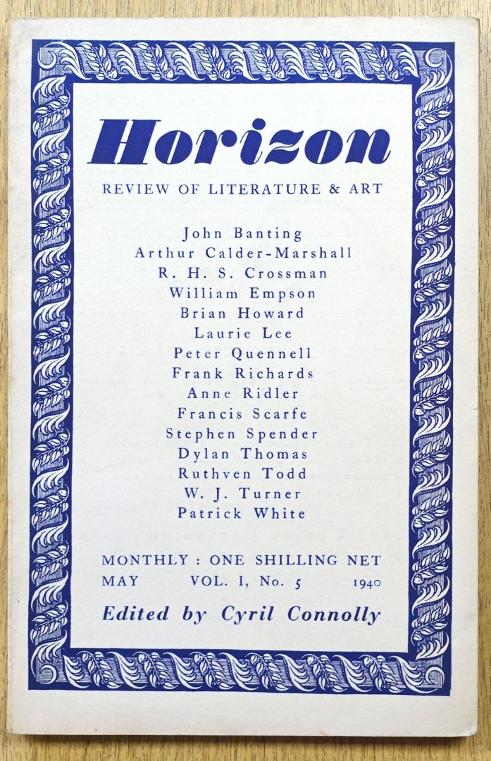 Horizon: Vol.I, No.5, May 1940