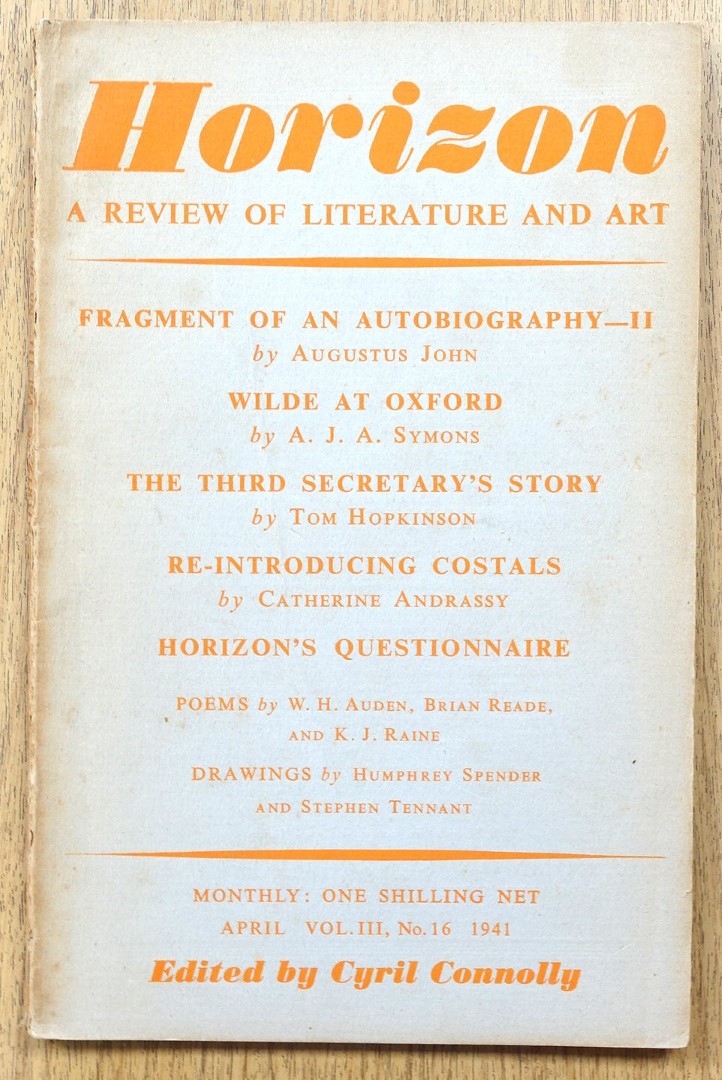 Horizon: Vol.III, No.16, April 1941