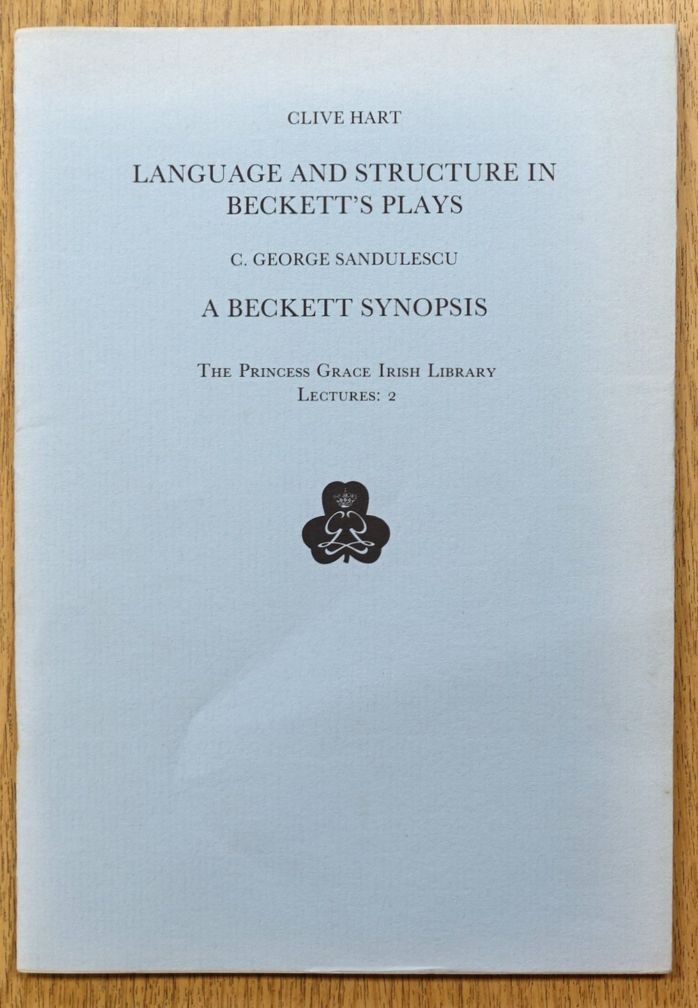 Language and Structure in Beckett's Plays
