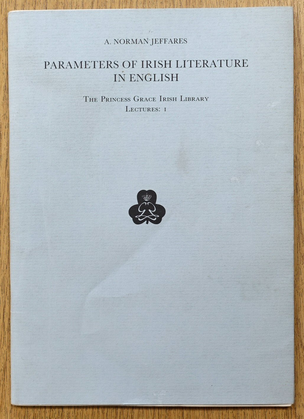 Parameters of Irish Literature in English