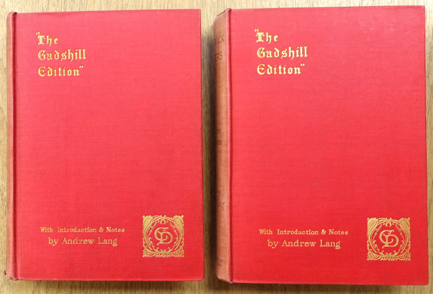 The Posthumous Papers of the Pickwick Club, Volumes I and II (Gadshill Edition)