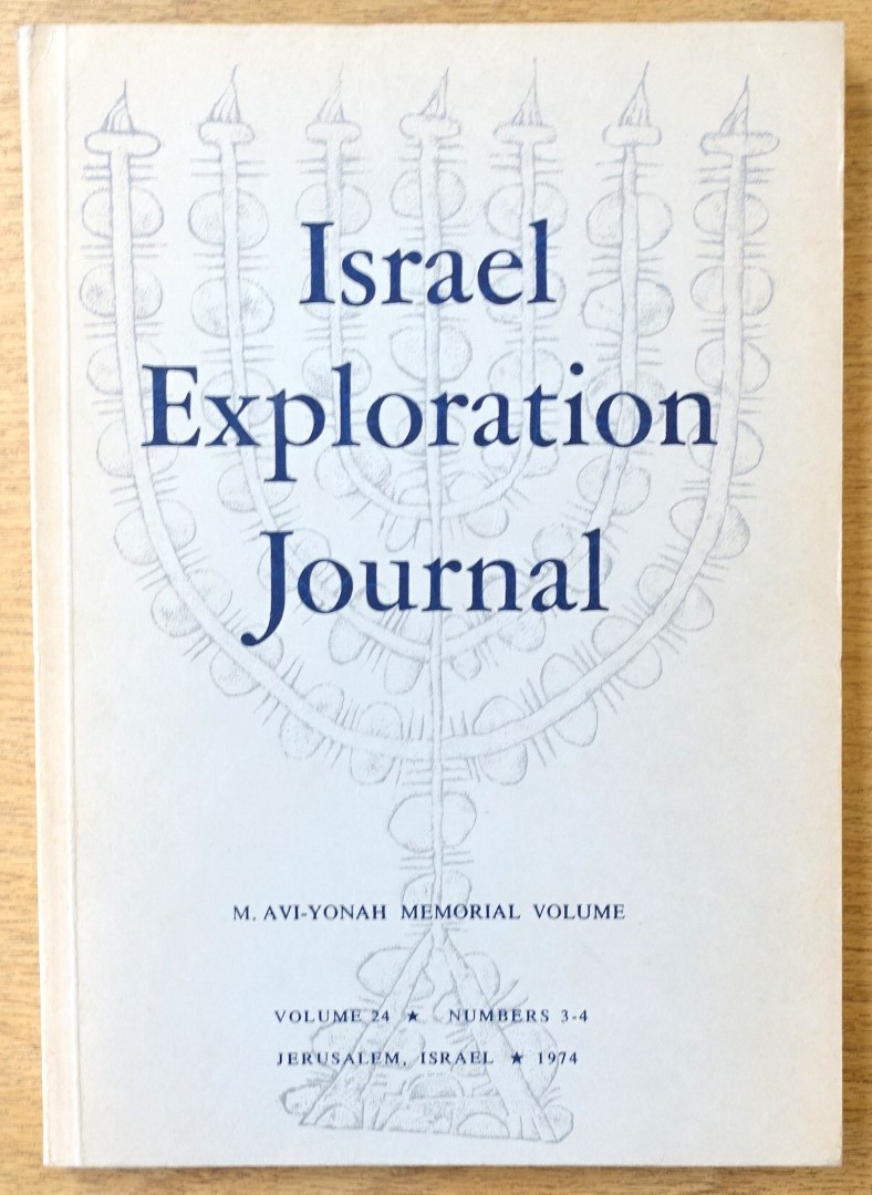 Israel Exploration Journal: Tell el-'Ajjul-Beth-Aglayim or Sharuhen : Volume 24, Number 3-4, 1974