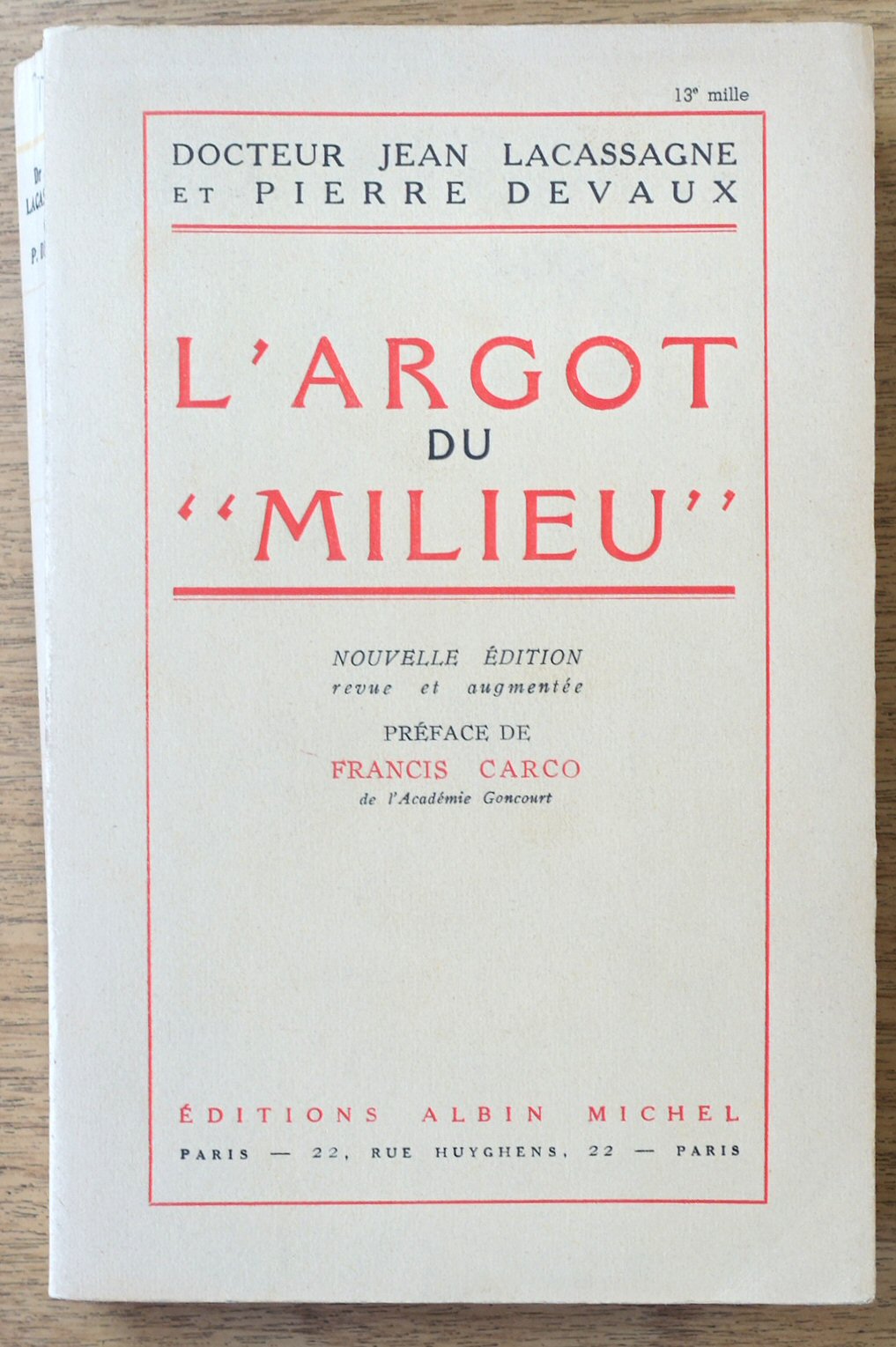 L'Argot du 